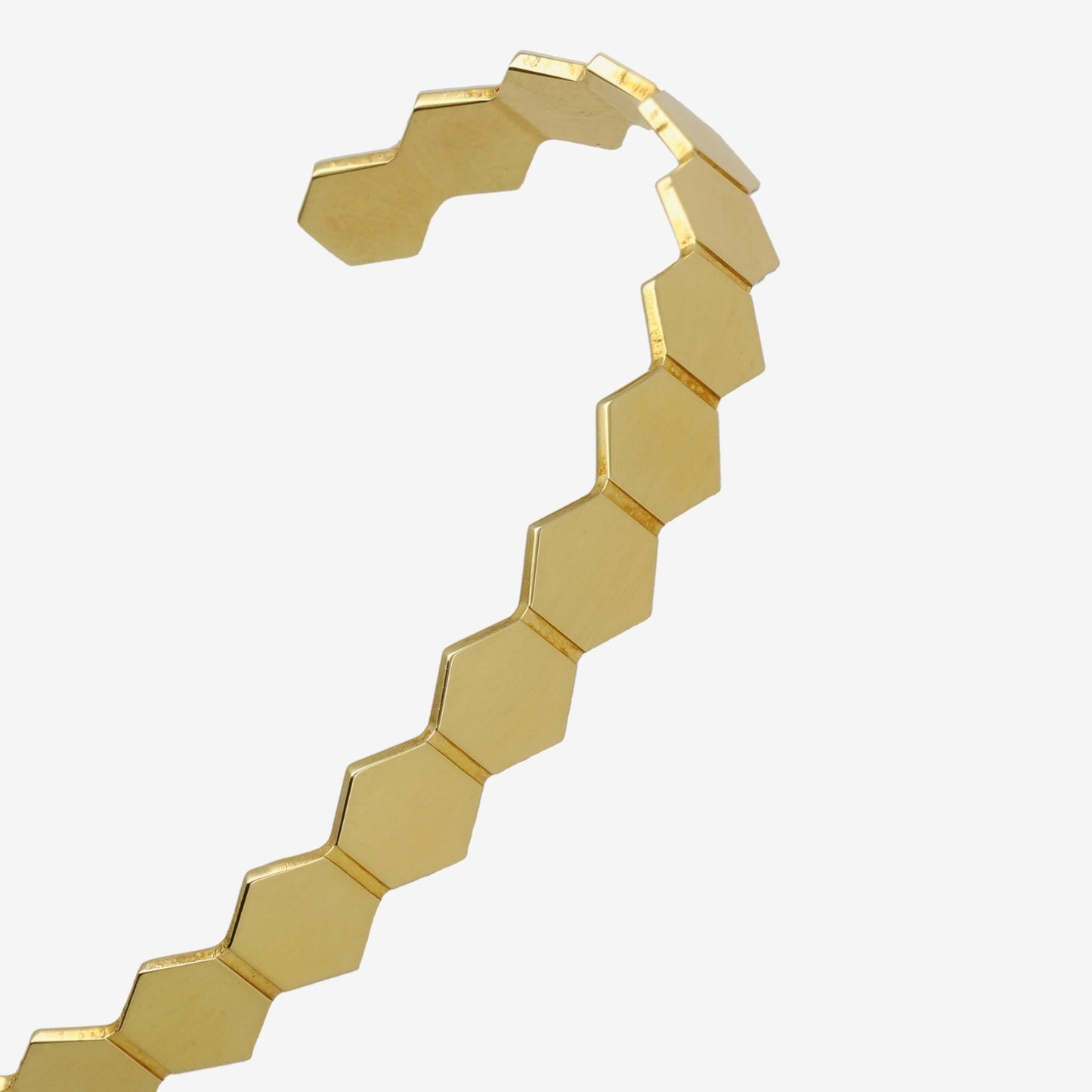 Gold plated Sterling Silver Bracelet hexagonal from Honey