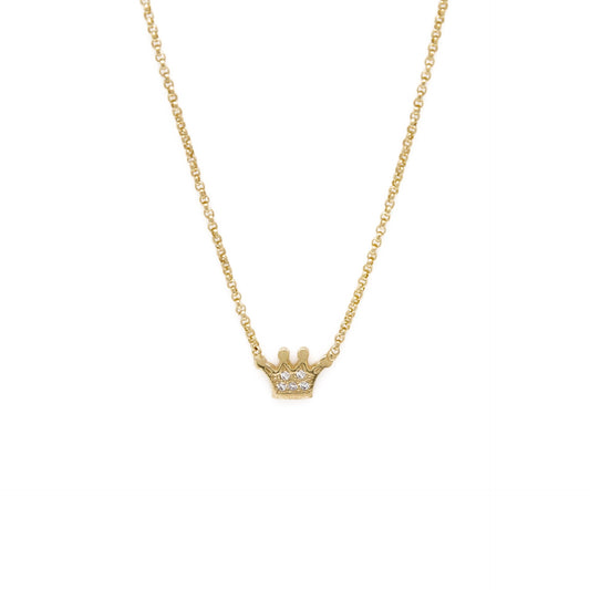 Gold plated Sterling Silver Short necklace crystal from Kids