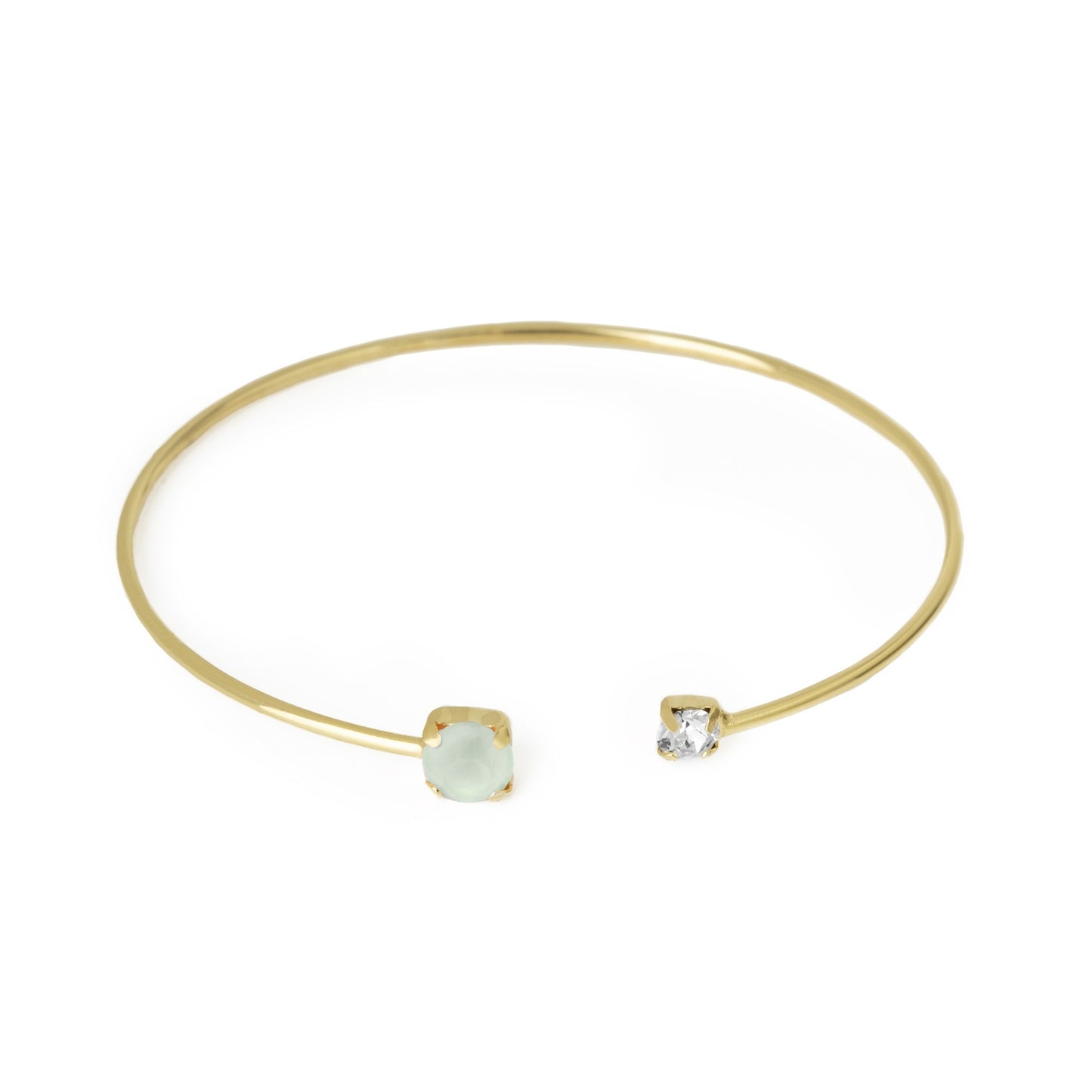 Gold plated Sterling Silver Bracelet crystal from Jasmine