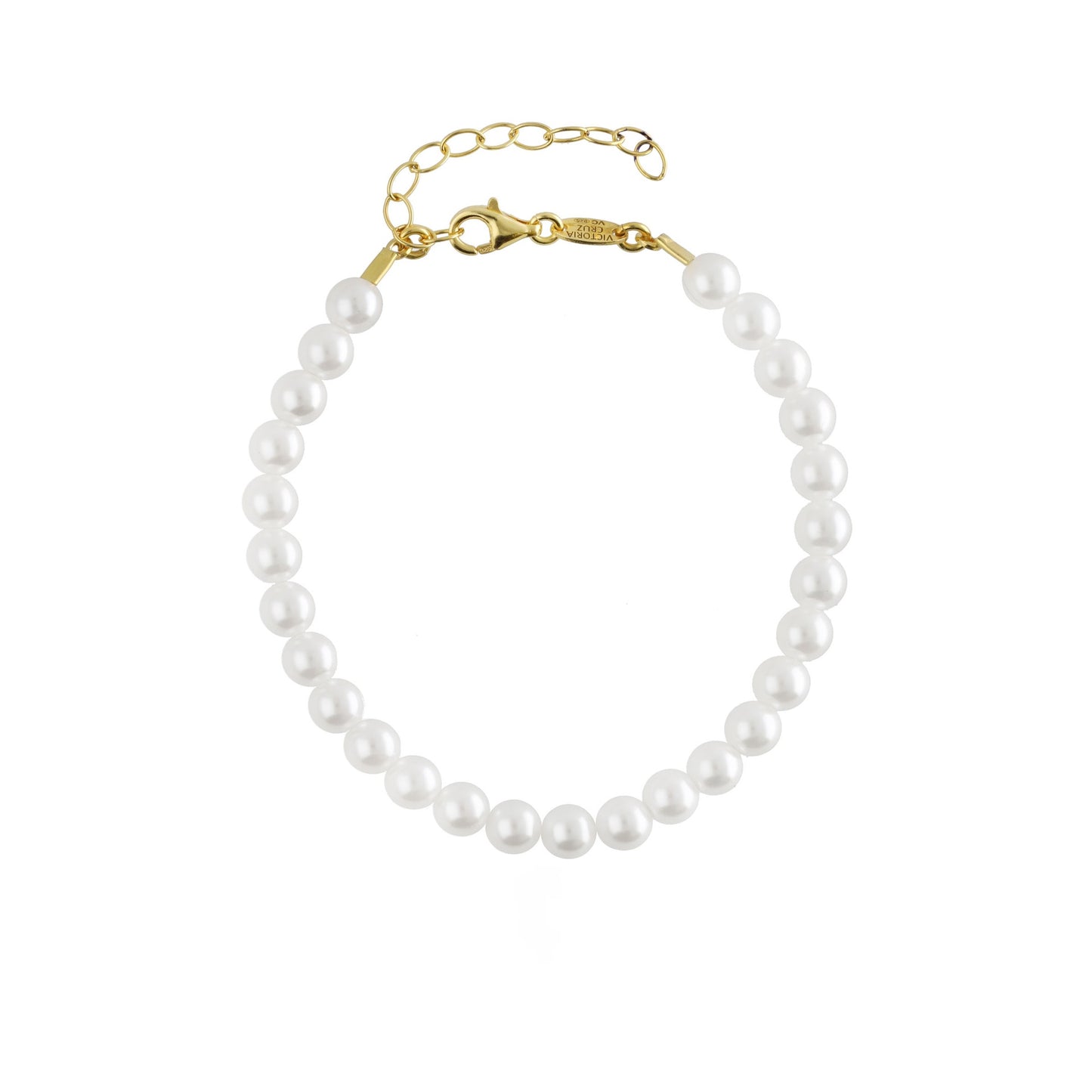 Bracelet with pearl in silver from Aurore