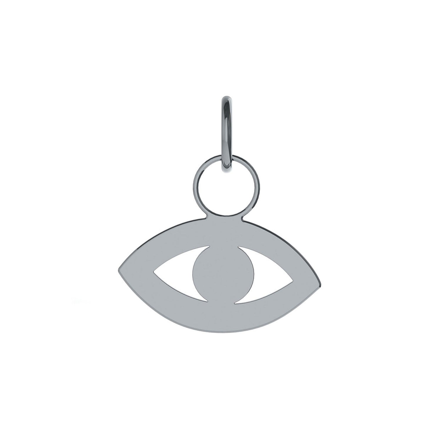 Sterling Silver Charm for Collar eye