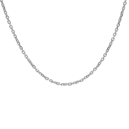 Rhodium Plated Sterling Silver Chain