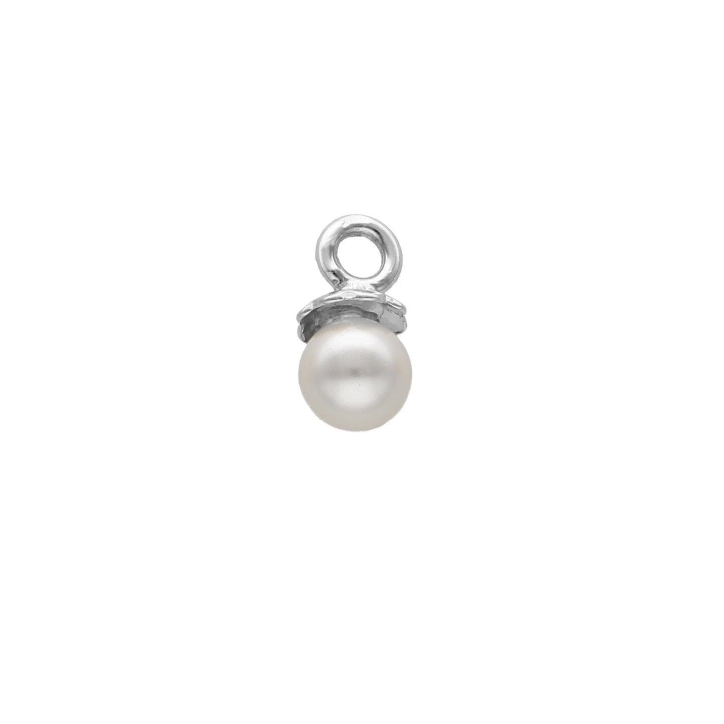 Sterling Silver Charm for Collar pearl