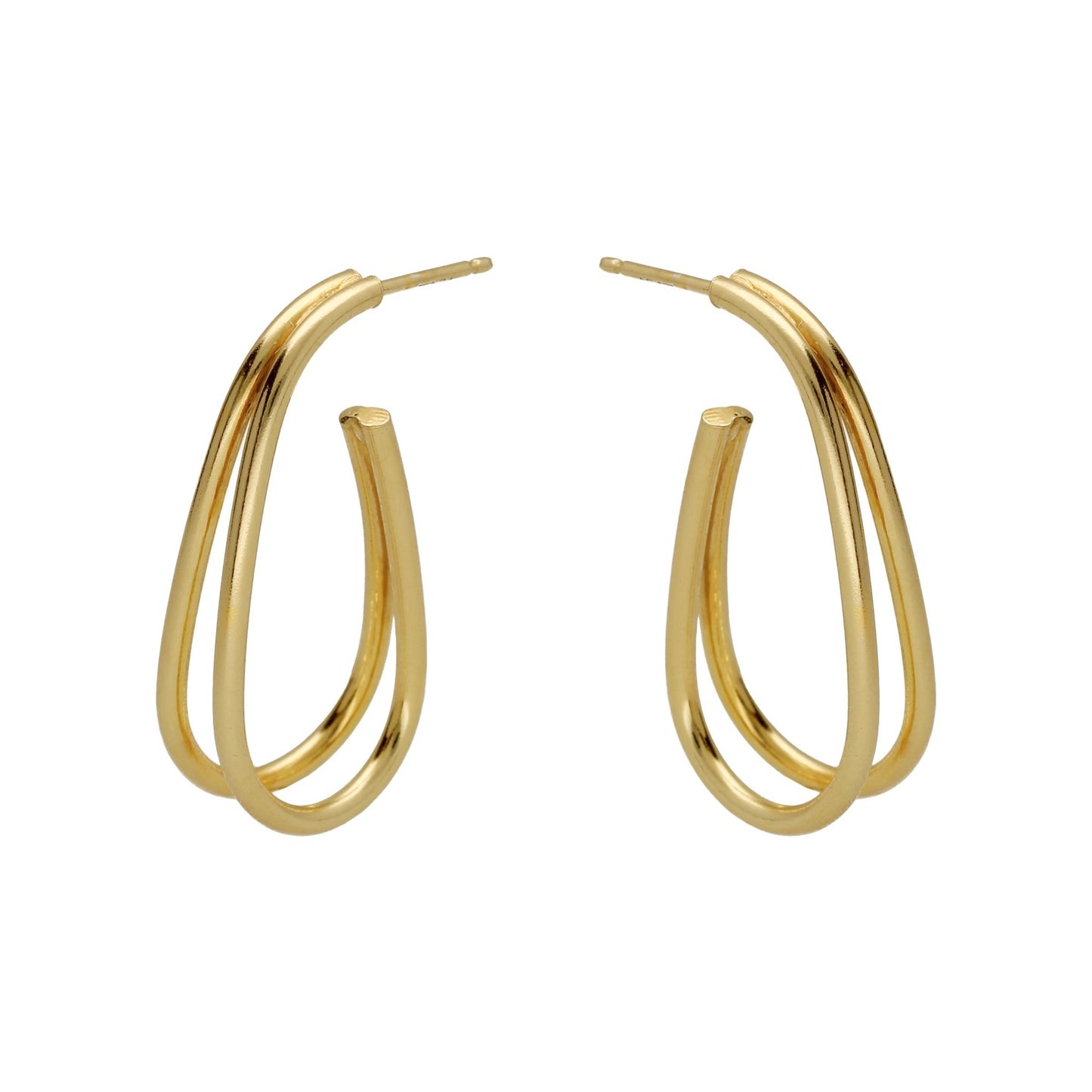 Sterling Silver Hoop earrings drop from Copenhagen