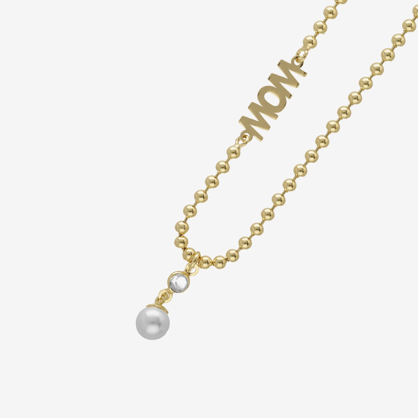 Sterling Silver Short necklace pearl from Mother