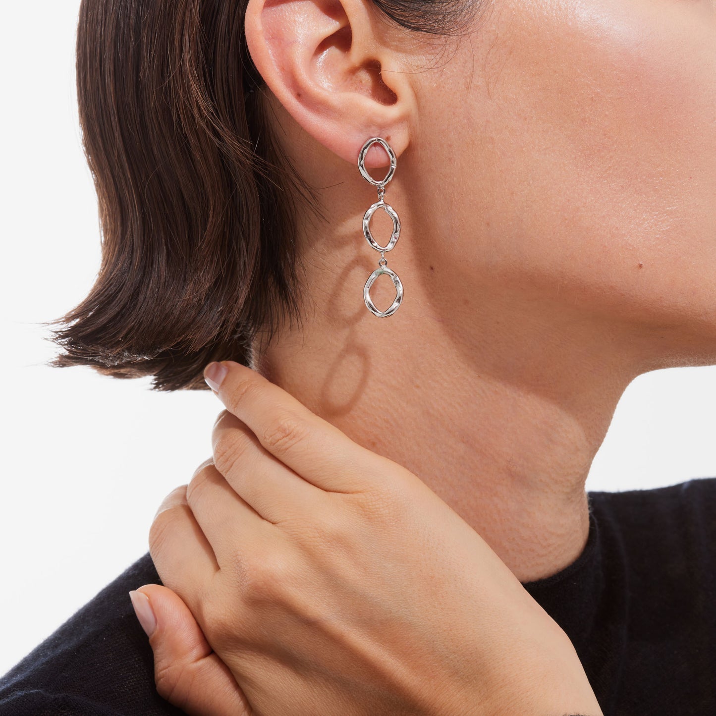 Sterling Silver Long earrings from Radiance