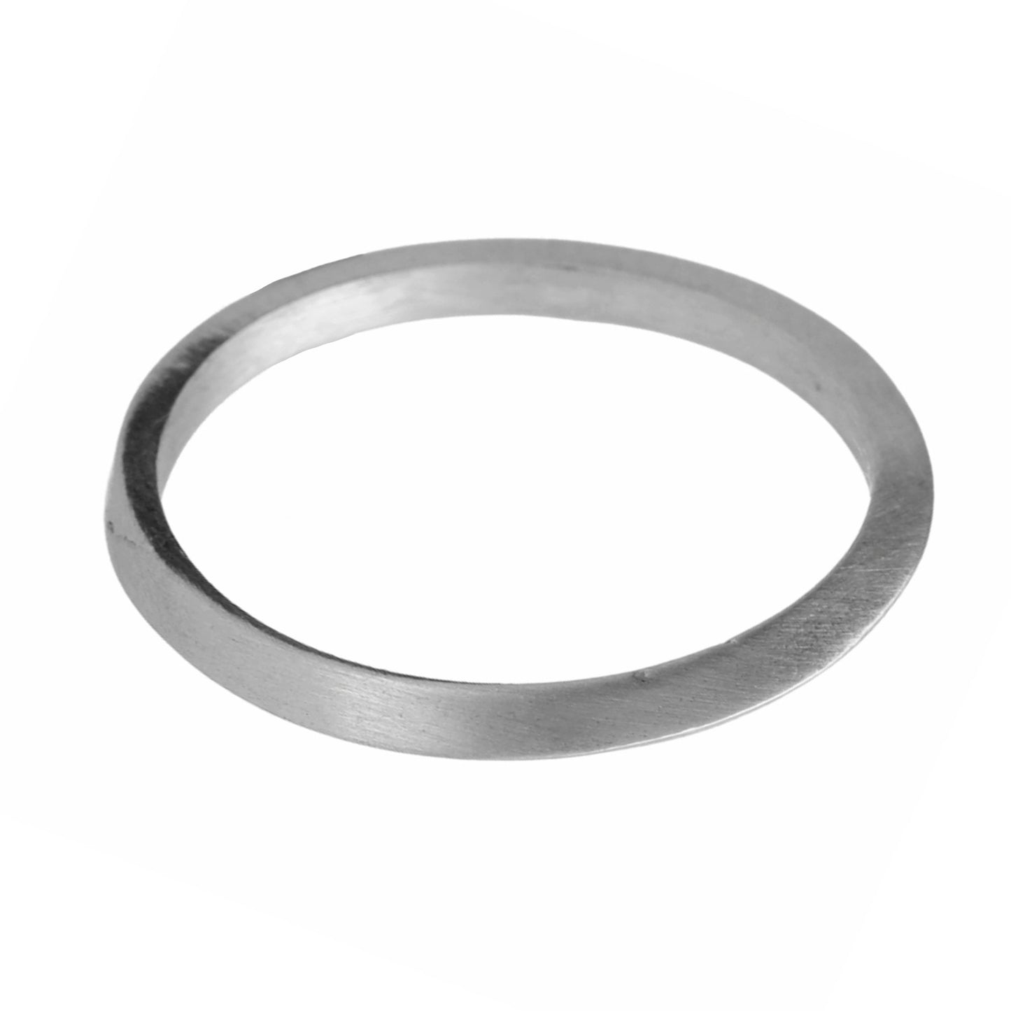 Rhodium Plated Sterling Silver Ring from Ares