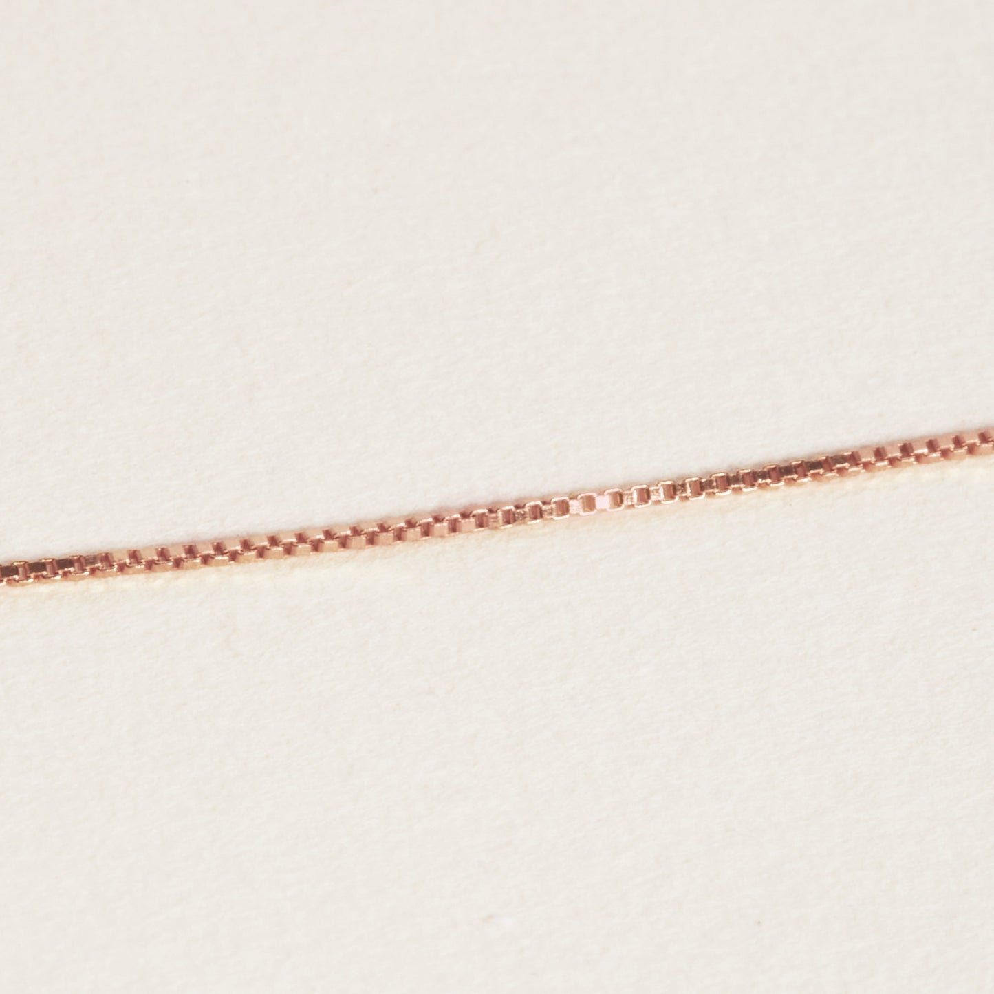 Rose Gold plated Sterling Silver Venice Chain