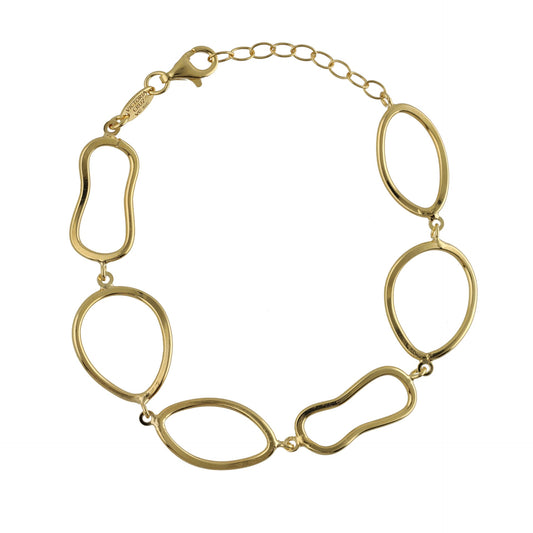 Gold plated Sterling Silver bracelet from Prisme