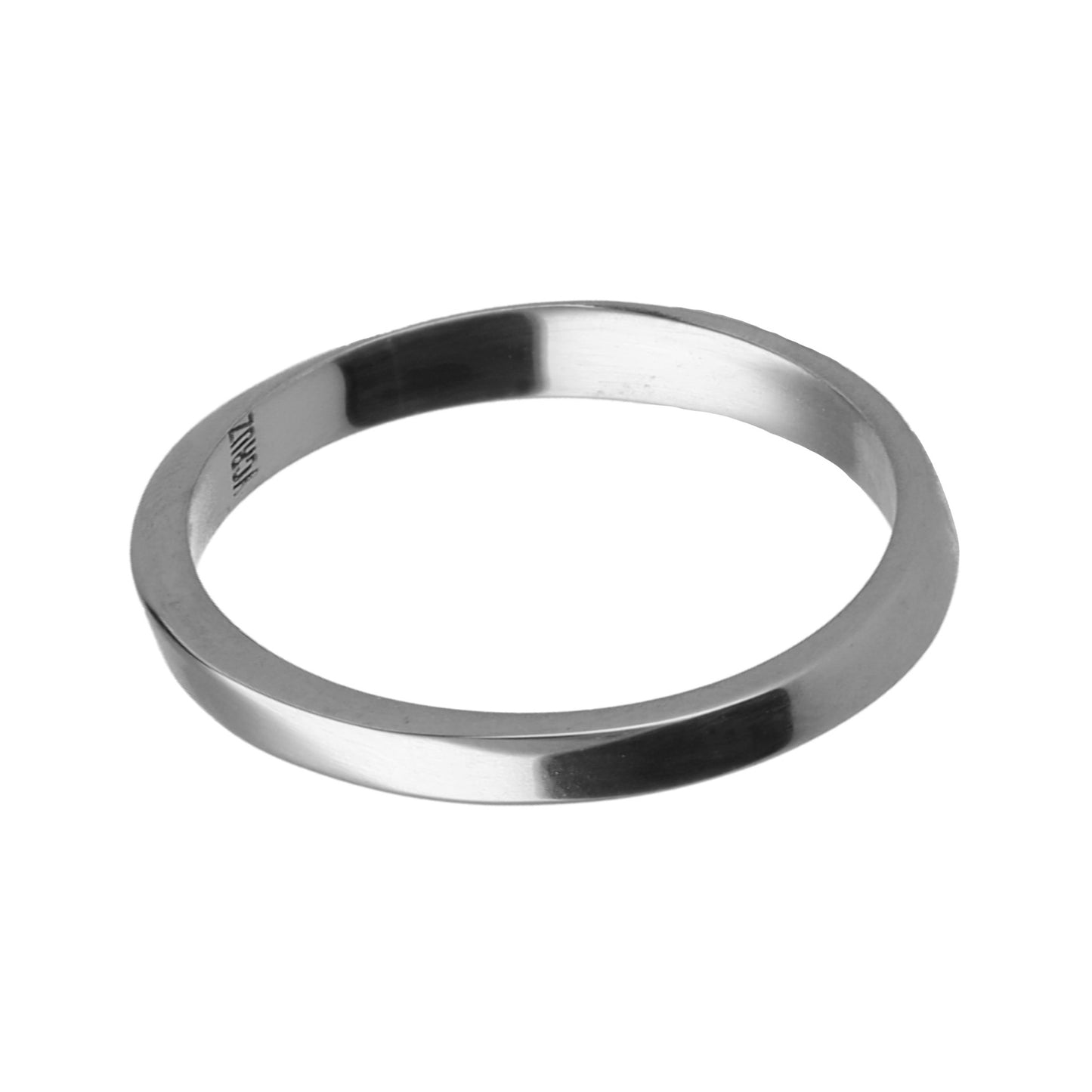 Rhodium Plated Sterling Silver Ring from Ares