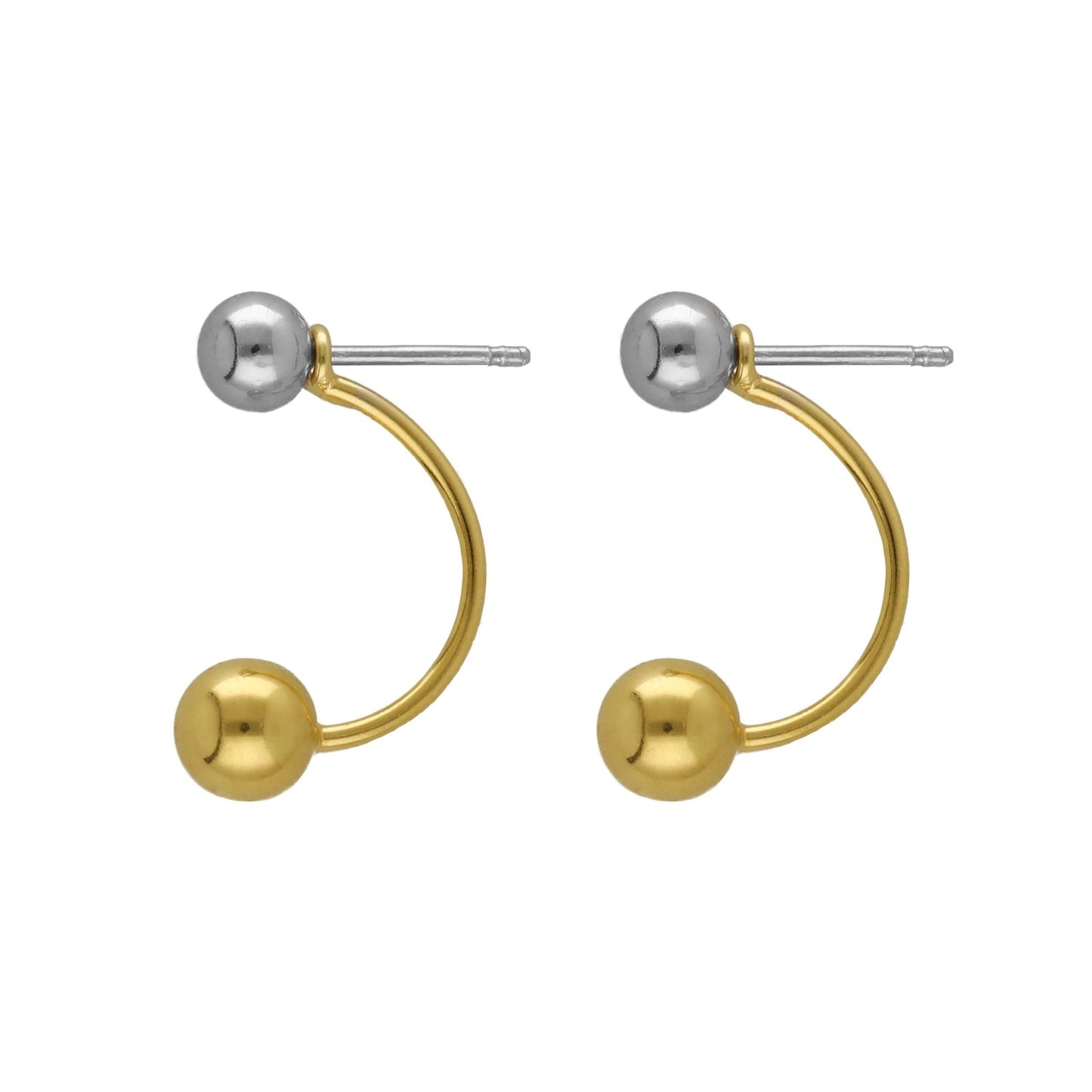 Sterling Silver Short earrings sphere from Copenhagen