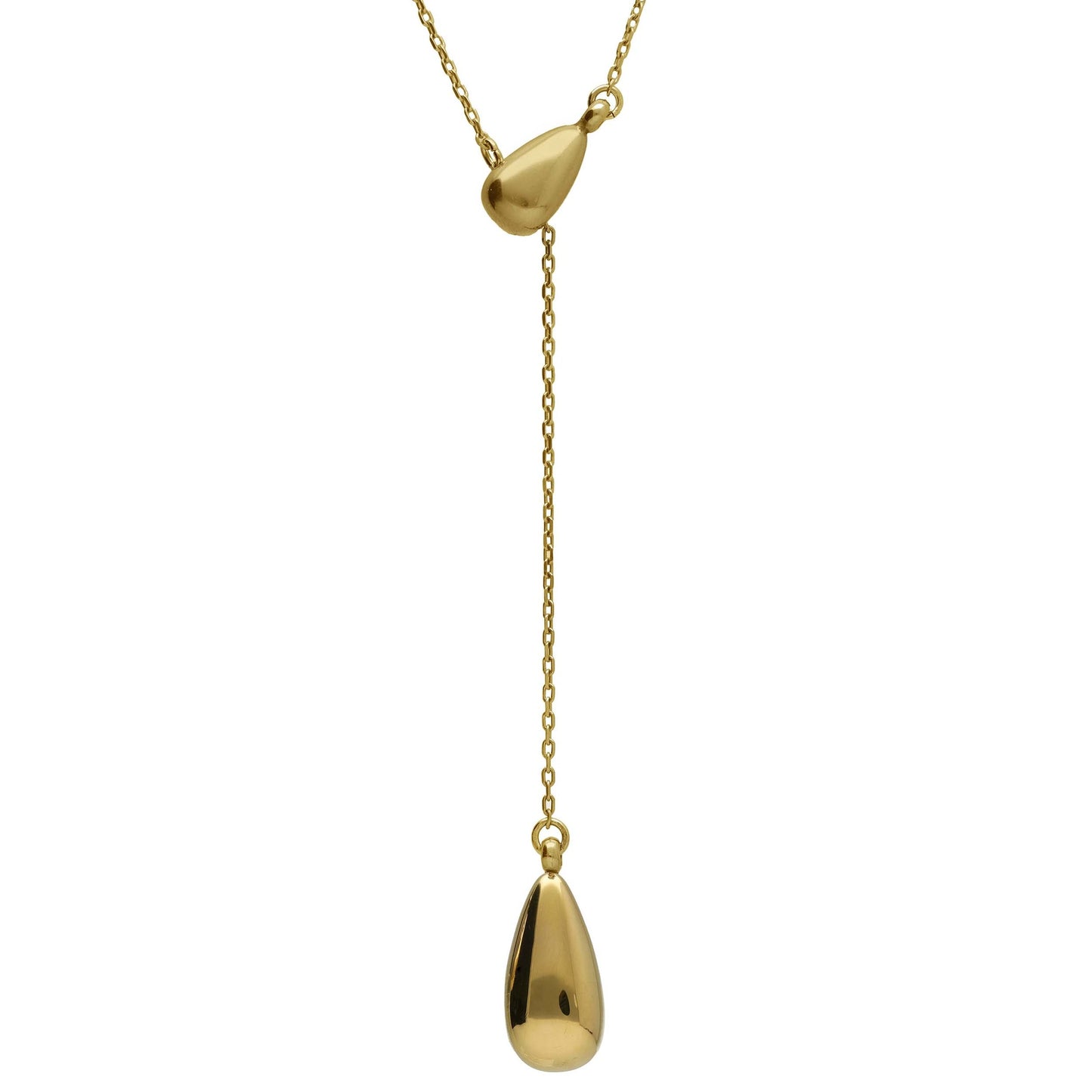 Sterling Silver Long necklace drop from Eterna