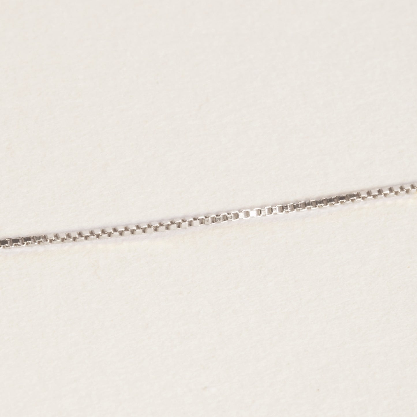 Rhodium Plated Sterling Silver Venice Chain