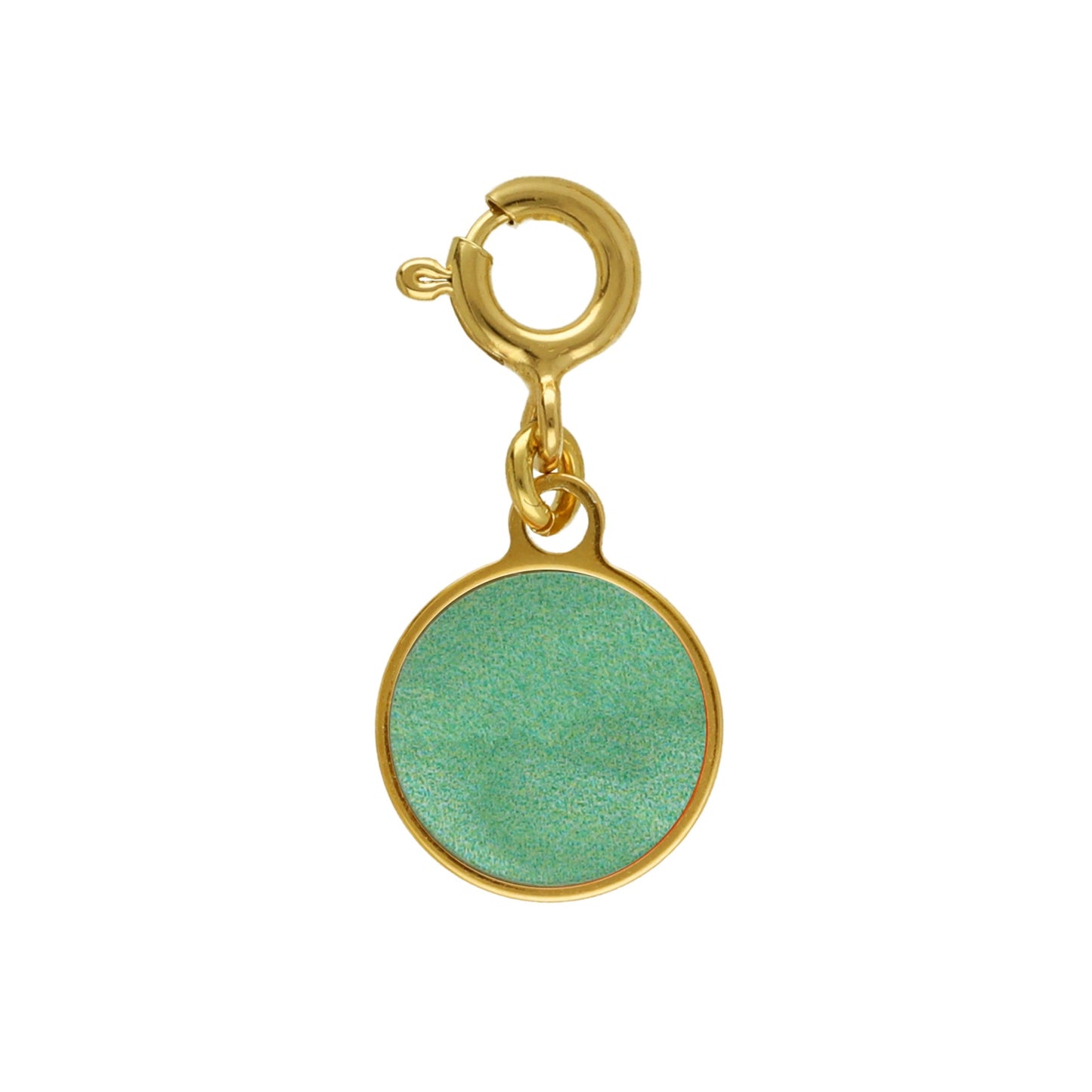 Gold plated Sterling Silver Charm for Bracelet mother of pearl from Astra