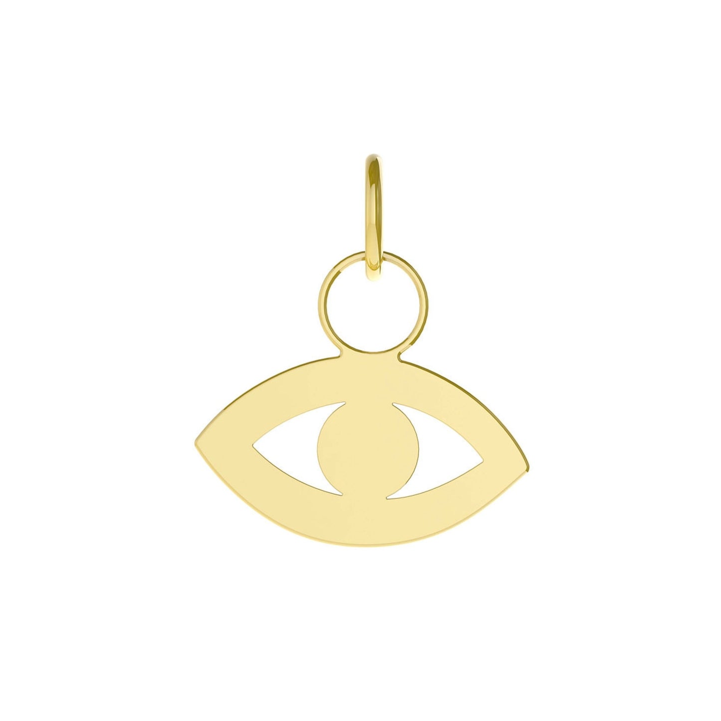 Sterling Silver Charm for Collar eye