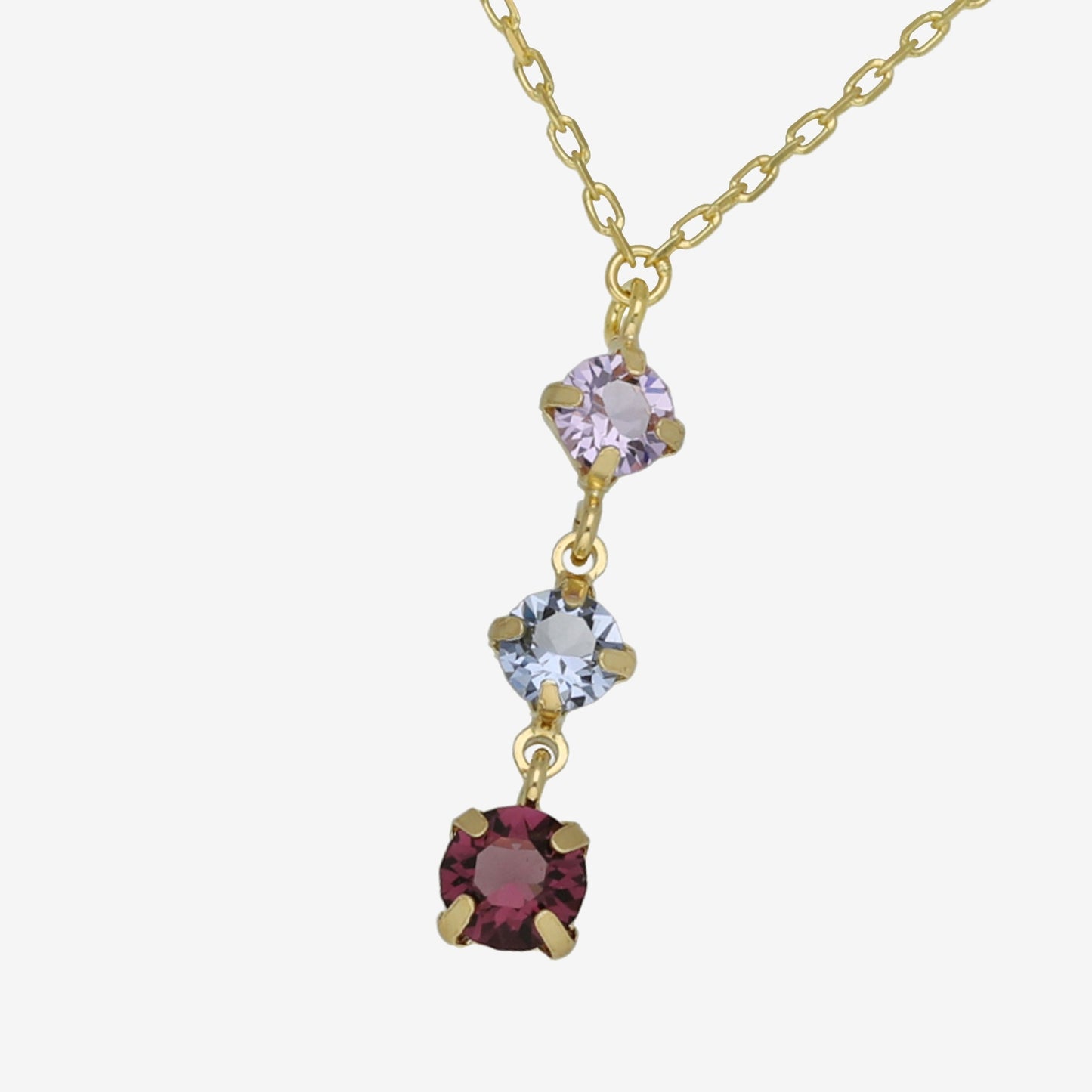 Sterling Silver Short necklace multicolor crystal from Velvet