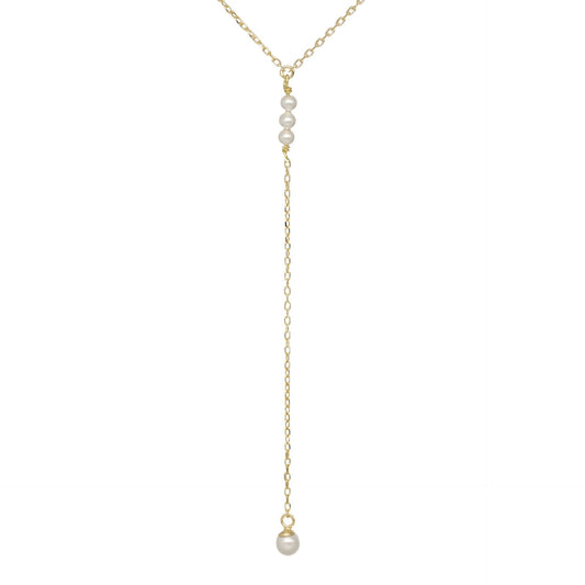 Sterling Silver Short necklace pearl from Paulette