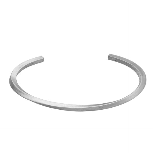 Brazalete en Plata baño rodio de Ares