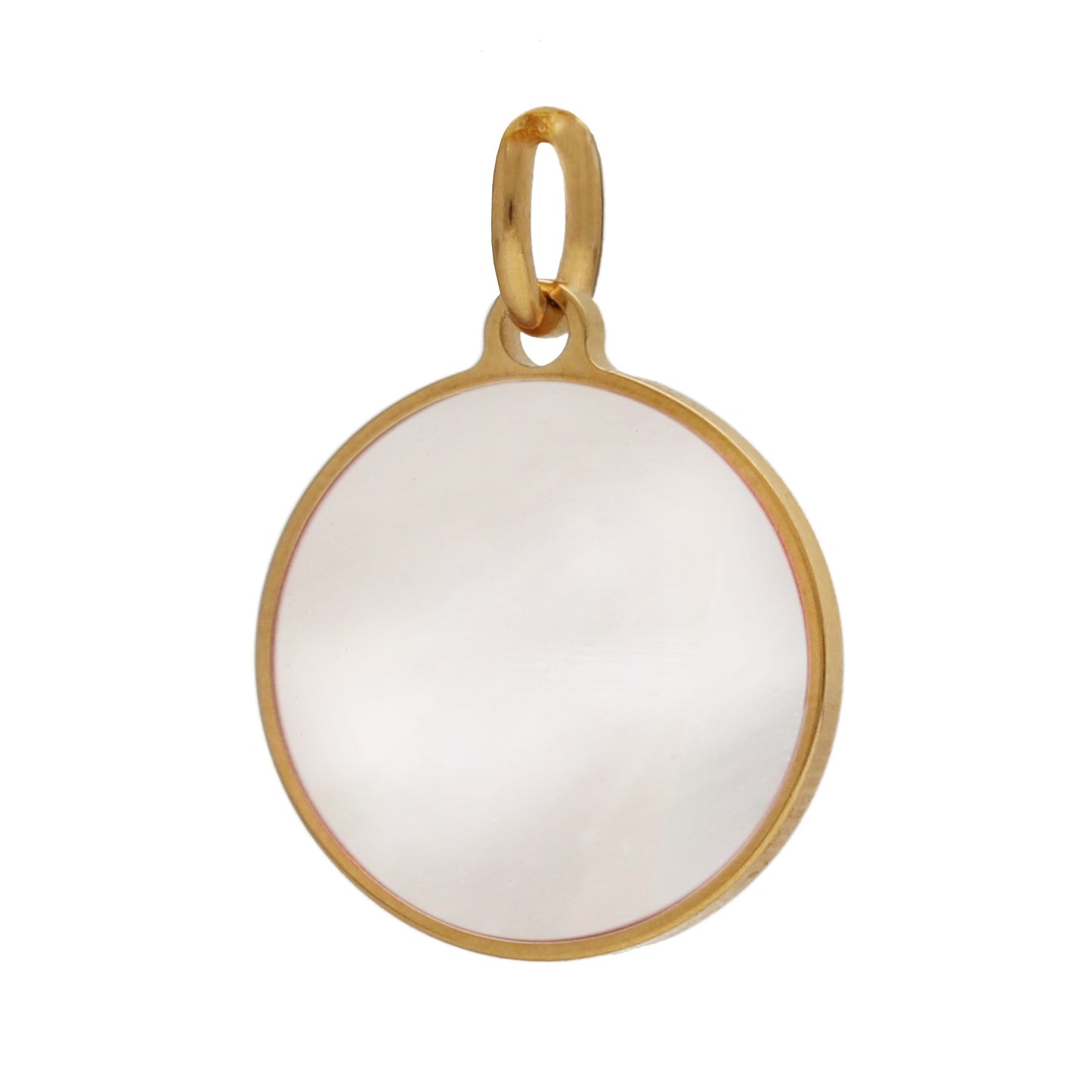 Gold plated Sterling Silver Charm for Collar mother of pearl from Astra