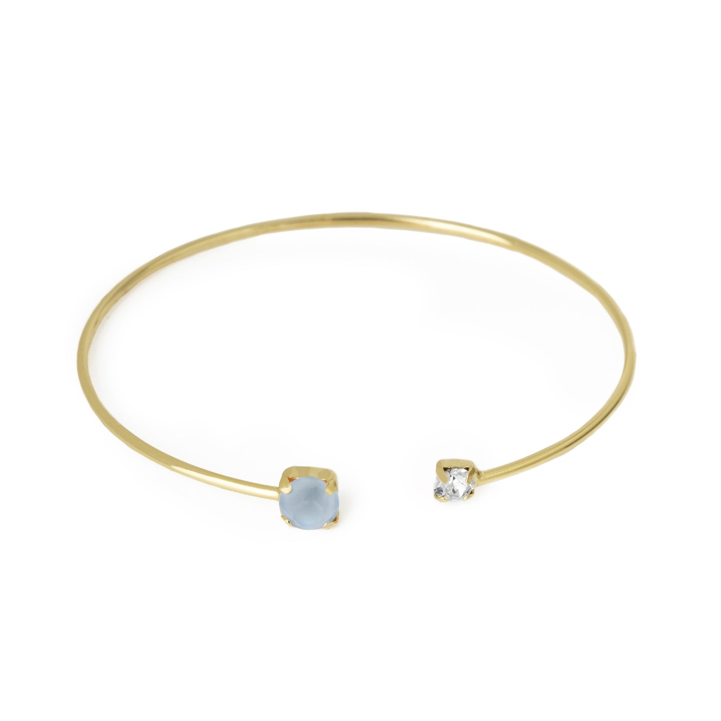 Gold plated Sterling Silver Bracelet crystal from Jasmine