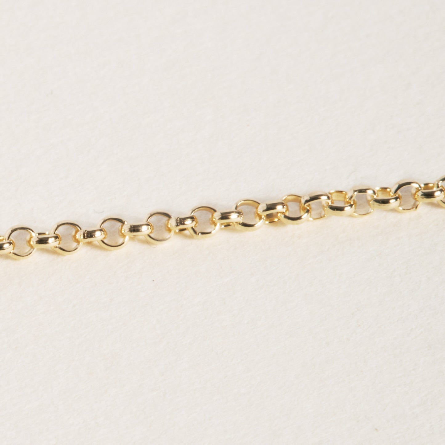 Gold plated Sterling Silver Rolo Chain