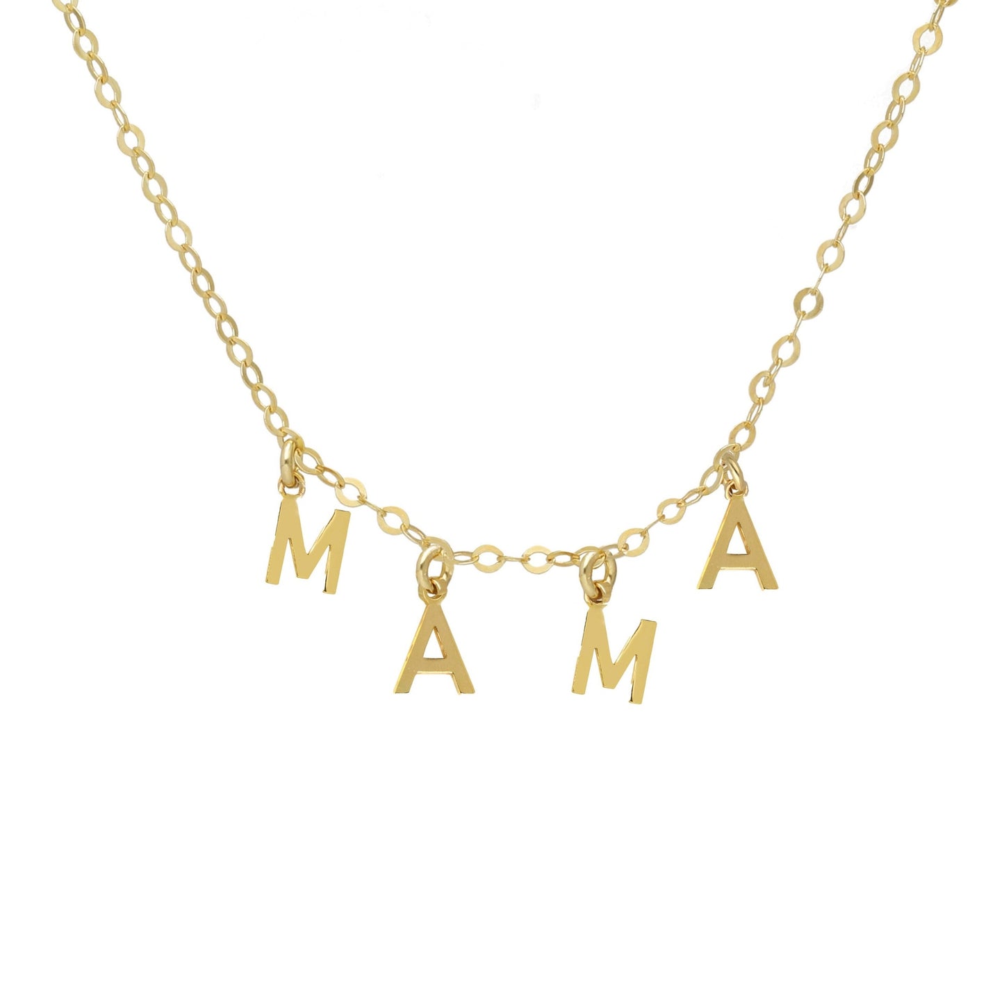 Sterling Silver Personalized collar letter from Thename