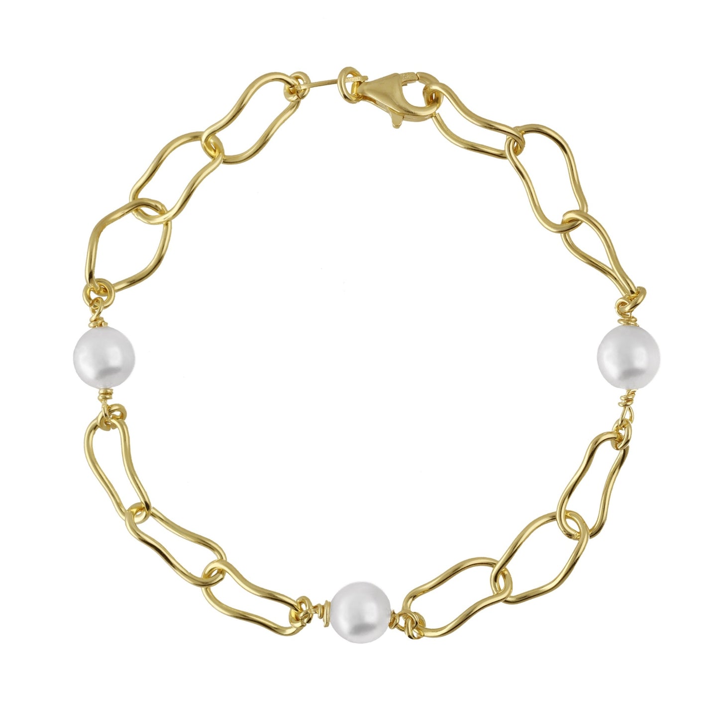 Sterling Silver Bracelet pearl from Connect