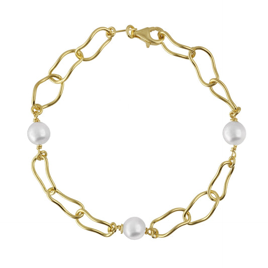 Sterling Silver Bracelet pearl from Connect