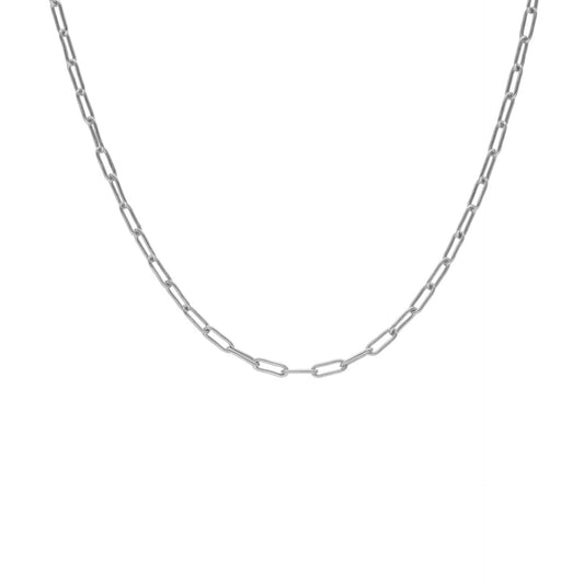 Rhodium Plated Sterling Silver Chain