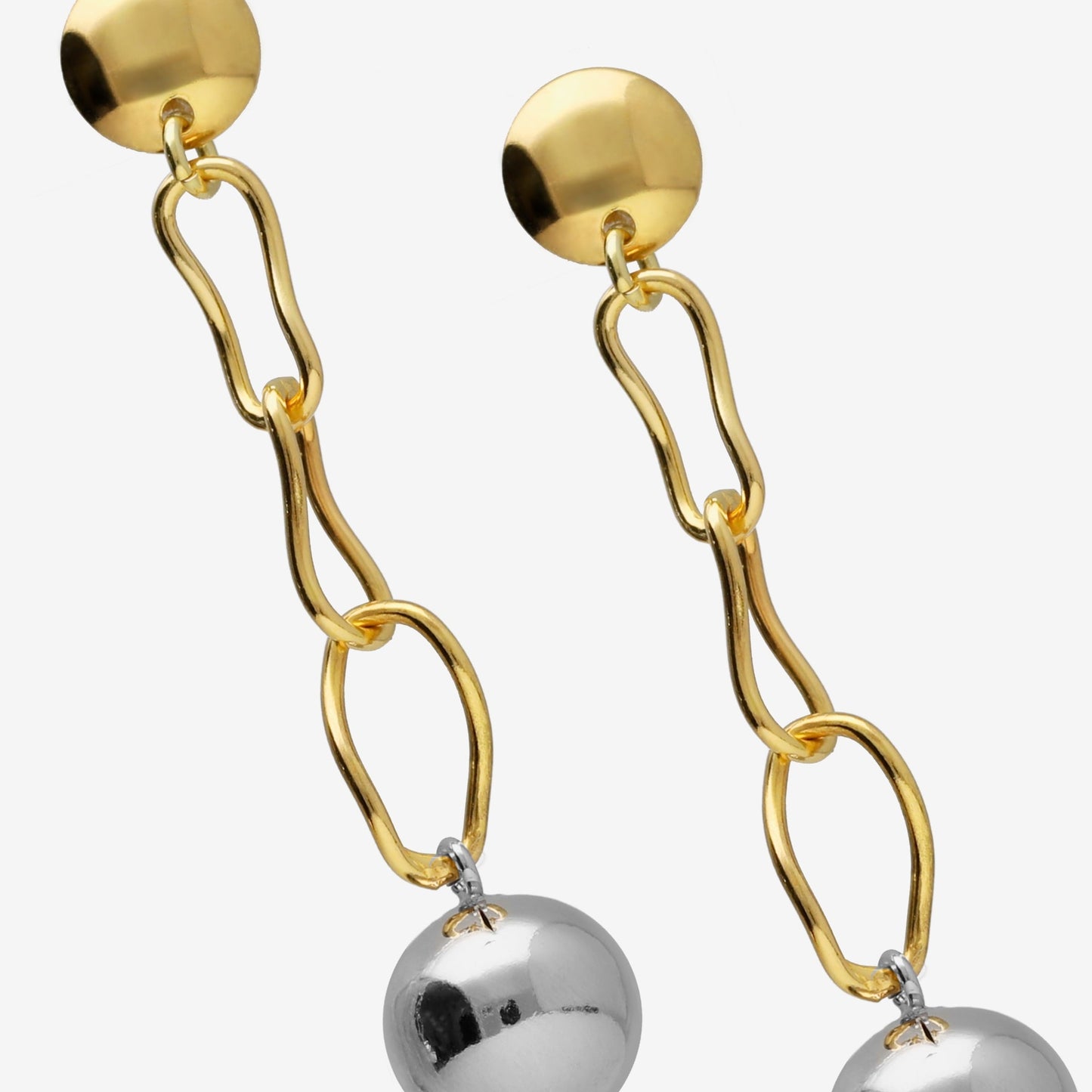 Sterling Silver Long earrings sphere from Copenhagen