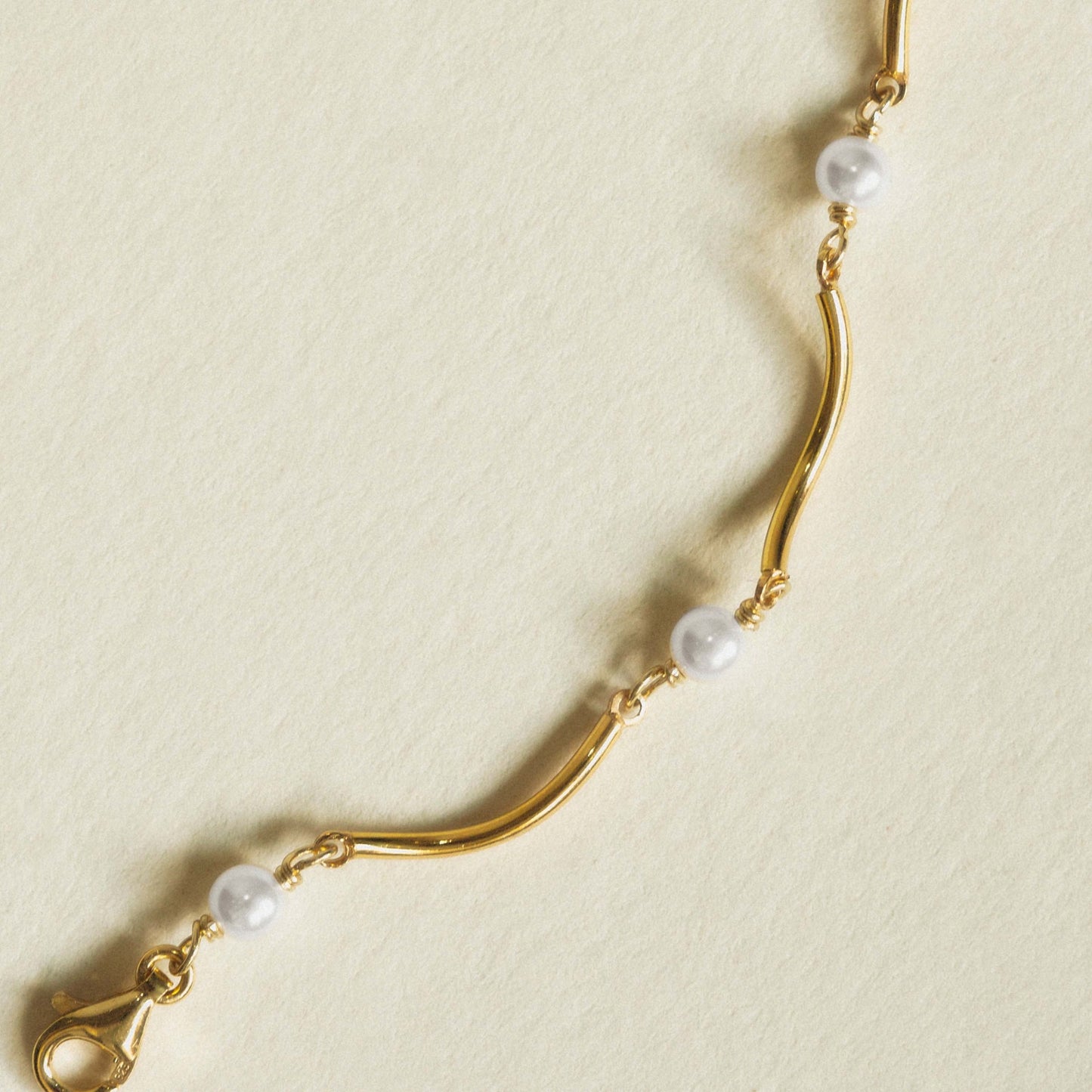 Sterling Silver Bracelet pearl from Milan