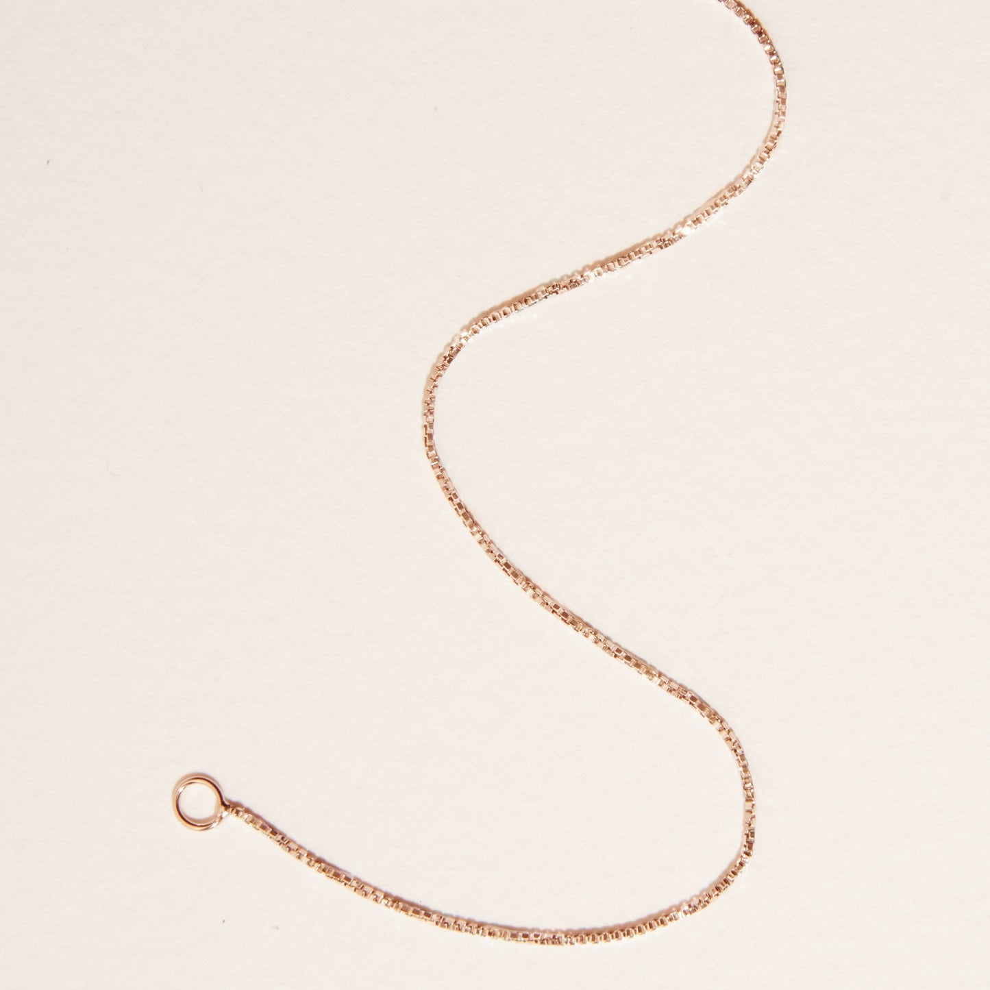 Rose Gold plated Sterling Silver Venice Chain