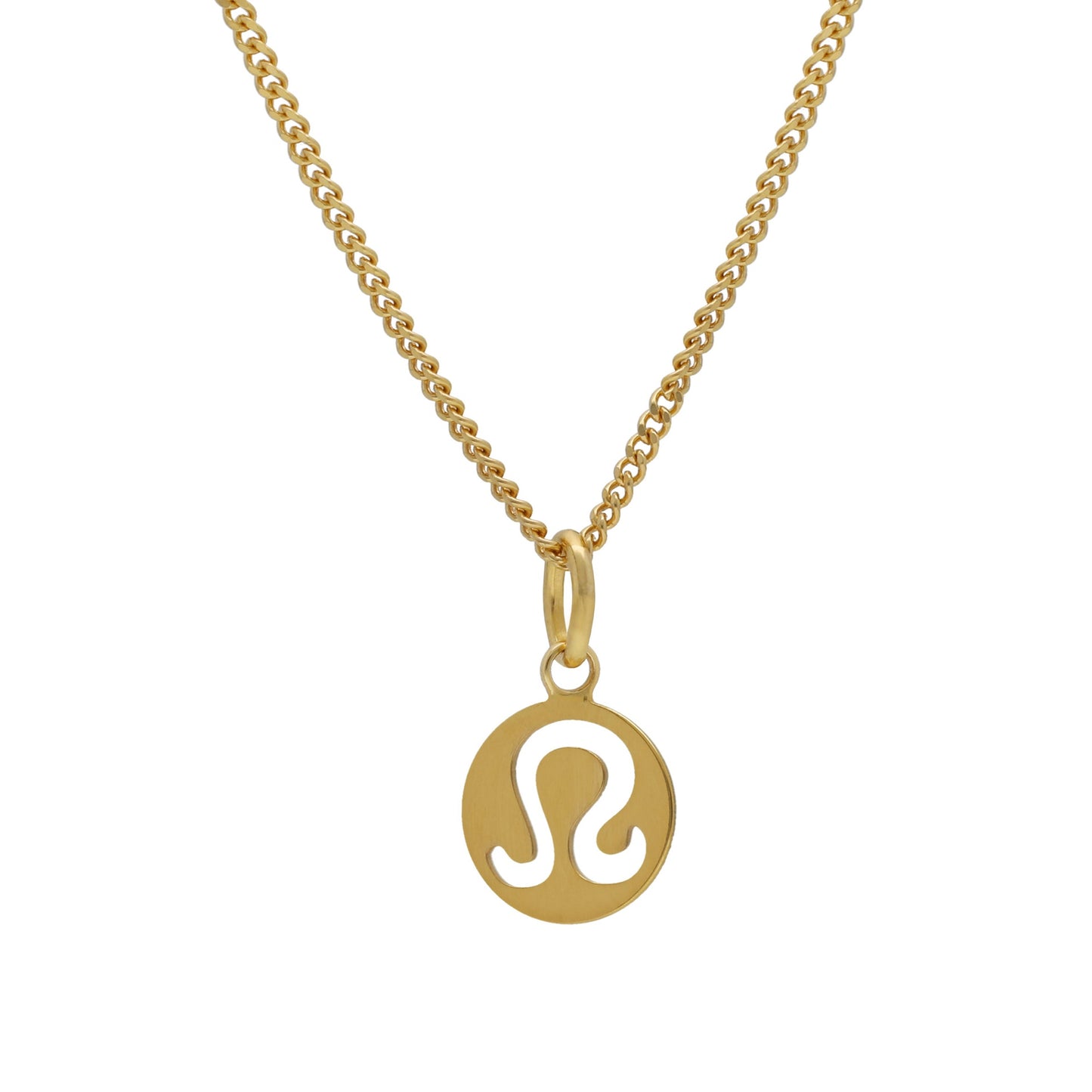 Gold plated Sterling Silver Short necklace horoscope from Astra